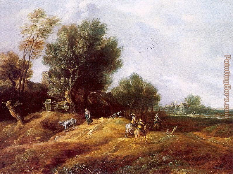 Unknown Artist peeters Landscape with Dunes